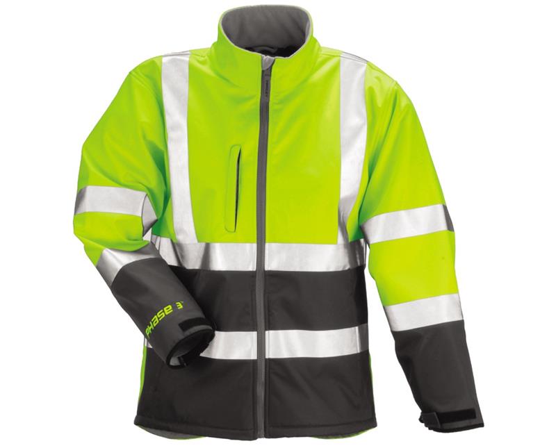 PHASE 3 CLASS 3 HI VIS SOFTSHELL FLEECE - Tagged Gloves